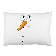 Cute Snowman Pillow Case by Valentinaart