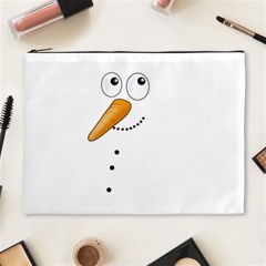 Cute Snowman Cosmetic Bag (xl) by Valentinaart