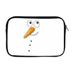 Cute snowman Apple MacBook Pro 17  Zipper Case Front