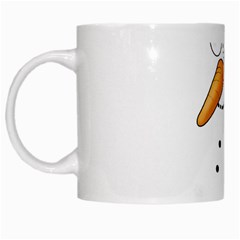 Cute Snowman White Mugs