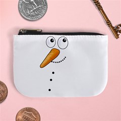 Cute Snowman Mini Coin Purses by Valentinaart