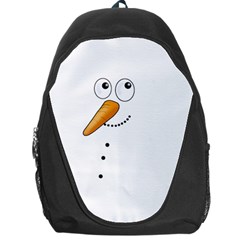 Cute Snowman Backpack Bag by Valentinaart