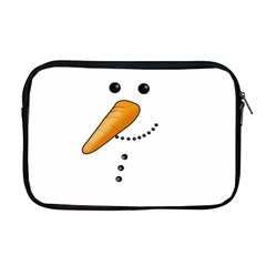 Cute Snowman Apple Macbook Pro 17  Zipper Case by Valentinaart