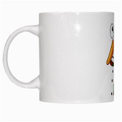 Cute Snowman White Mugs