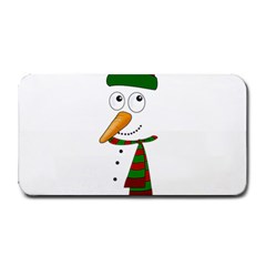 Cute Snowman Medium Bar Mats by Valentinaart