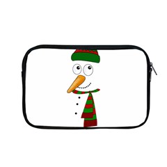 Cute Snowman Apple Macbook Pro 13  Zipper Case by Valentinaart