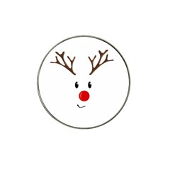 Cute reindeer  Hat Clip Ball Marker (4 pack)