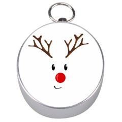 Cute reindeer  Silver Compasses