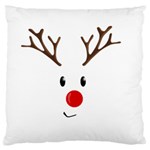 Cute reindeer  Standard Flano Cushion Case (Two Sides) Back