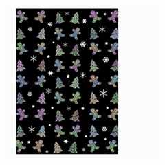 Ginger Cookies Christmas Pattern Large Garden Flag (two Sides)