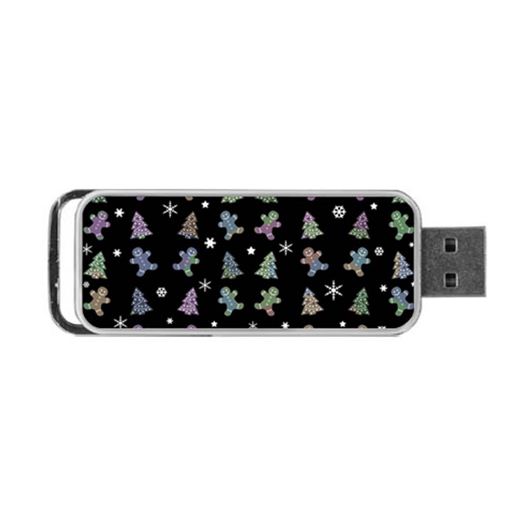 Ginger cookies Christmas pattern Portable USB Flash (Two Sides)