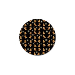 Ginger cookies Christmas pattern Golf Ball Marker (10 pack)