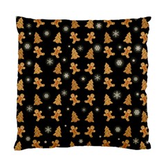 Ginger cookies Christmas pattern Standard Cushion Case (Two Sides)