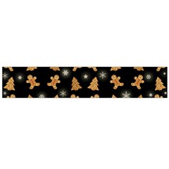 Ginger cookies Christmas pattern Flano Scarf (Large)