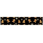 Ginger cookies Christmas pattern Flano Scarf (Large) Front