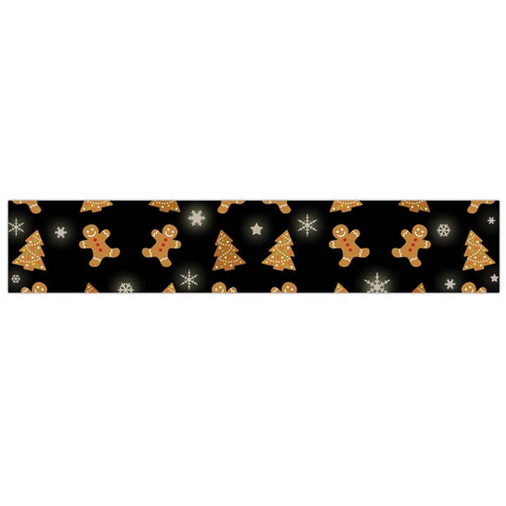 Ginger cookies Christmas pattern Flano Scarf (Large)