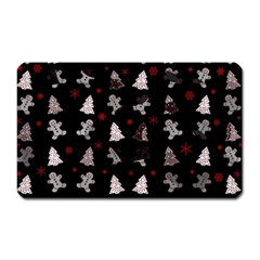 Ginger Cookies Christmas Pattern Magnet (rectangular) by Valentinaart