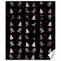 Ginger Cookies Christmas Pattern Canvas 20  X 24  