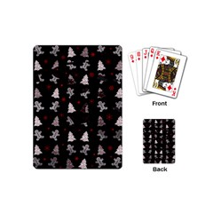 Ginger Cookies Christmas Pattern Playing Cards (mini)  by Valentinaart