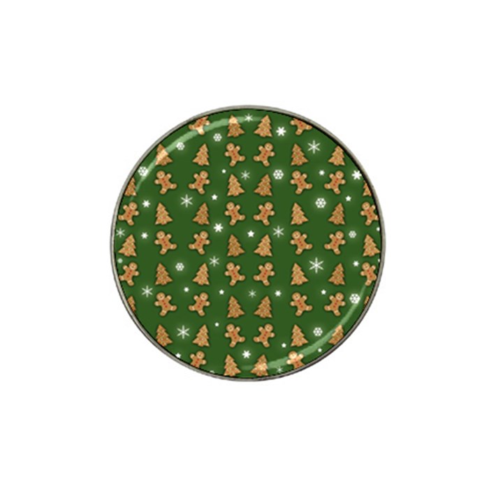 Ginger cookies Christmas pattern Hat Clip Ball Marker