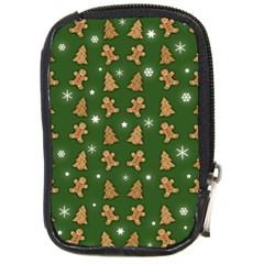 Ginger Cookies Christmas Pattern Compact Camera Cases by Valentinaart