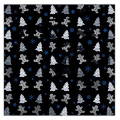 Ginger cookies Christmas pattern Large Satin Scarf (Square)