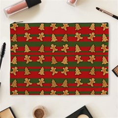 Ginger Cookies Christmas Pattern Cosmetic Bag (xl) by Valentinaart