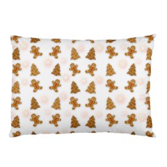 Ginger Cookies Christmas Pattern Pillow Case (two Sides) by Valentinaart