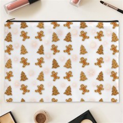 Ginger Cookies Christmas Pattern Cosmetic Bag (xxxl)  by Valentinaart