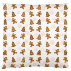 Ginger Cookies Christmas Pattern Standard Flano Cushion Case (two Sides) by Valentinaart