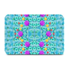 Season For Roses And Polka Dots Plate Mats by pepitasart