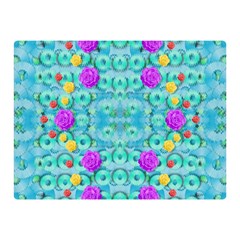 Season For Roses And Polka Dots Double Sided Flano Blanket (mini)  by pepitasart