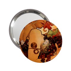 Alfons Mucha   Fruit 2 25  Handbag Mirrors by NouveauDesign