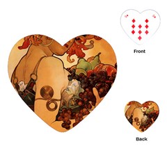 Alfons Mucha   Fruit Playing Cards (heart)  by NouveauDesign