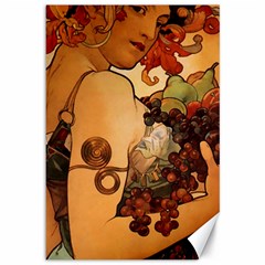 Alfons Mucha   Fruit Canvas 12  X 18   by NouveauDesign