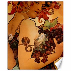 Alfons Mucha   Fruit Canvas 16  X 20   by NouveauDesign