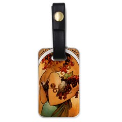 Alfons Mucha   Fruit Luggage Tags (one Side)  by NouveauDesign