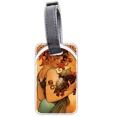 Alfons Mucha   Fruit Luggage Tags (two Sides) by NouveauDesign