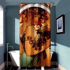 Alfons Mucha   Fruit Shower Curtain 36  X 72  (stall)  by NouveauDesign