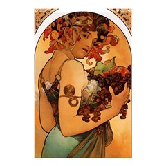 Alfons Mucha   Fruit Shower Curtain 48  X 72  (small)  by NouveauDesign