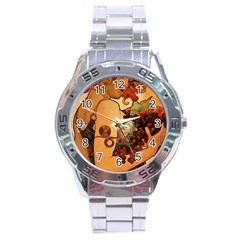 Alfons Mucha   Fruit Stainless Steel Analogue Watch by NouveauDesign