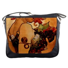 Alfons Mucha   Fruit Messenger Bags by NouveauDesign