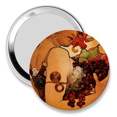 Alfons Mucha   Fruit 3  Handbag Mirrors by NouveauDesign