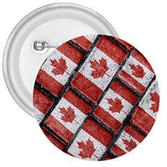 Canadian Flag Motif Pattern 3  Buttons by dflcprints