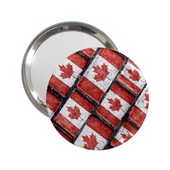 Canadian Flag Motif Pattern 2 25  Handbag Mirrors by dflcprints