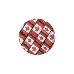 Canadian Flag Motif Pattern Golf Ball Marker (10 pack) Front