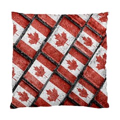 Canadian Flag Motif Pattern Standard Cushion Case (one Side) by dflcprints