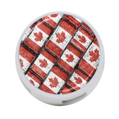 Canadian Flag Motif Pattern 4-port Usb Hub (one Side) by dflcprints