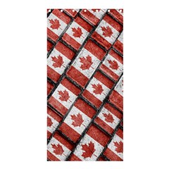 Canadian Flag Motif Pattern Shower Curtain 36  X 72  (stall)  by dflcprints