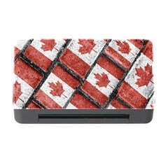 Canadian Flag Motif Pattern Memory Card Reader With Cf by dflcprints